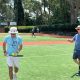 Players hitting at a junior tennis afternoon at Lane Cove Tennis Club